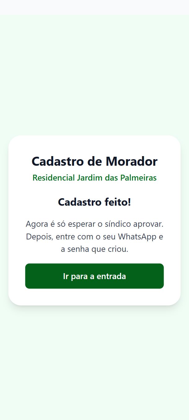 Passo 8: Pronto. Como veio sem e-mail, o cadastro espera você validar (veja abaixo).